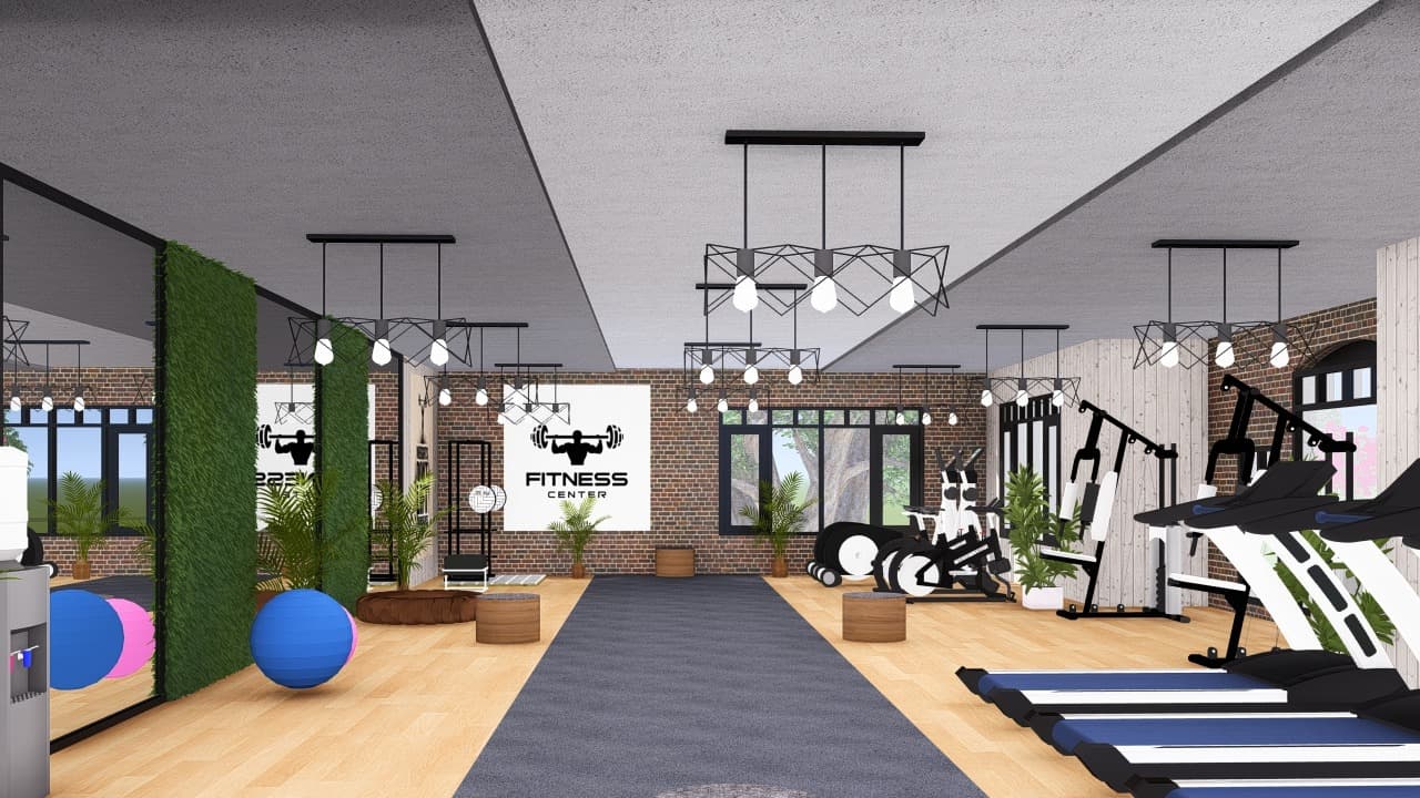 Indoor Fitness Studio